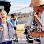 Hydro Flask Water Bottle - Insulated Stainless Steel - Wide Straw Lid, Non Spill, Leakproof in 40 Oz Indigo Blue - Image 4