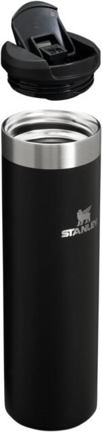 Stanley AeroLight Transit Bottle 20 oz | Locking Drink Through Lid | Leak Resistant Water Bottle or Coffee Travel Mug | Lightweight Insulated Stainless Steel | BPA-Free | Black - Image 3