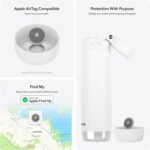 HidrateSpark PRO 2 21 oz Smart Ready Water Bottle with Silicone Boot - Chug White - Image 3