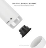 HidrateSpark PRO 2 21 oz Smart Ready Water Bottle with Silicone Boot - Chug White - Image 4