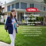 THERMOS FUNTAINER 16 Ounce Stainless Steel Vacuum Insulated Bottle with Wide Spout Lid, Black Matte - Image 7