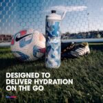 HydraPak | Polar Bottle - Polar Sport Insulated Water Bottle - BPA-Free, Sport & Bike Squeeze Bottle with Handle (Splash Multi, 600ml / 20oz) - Image 3