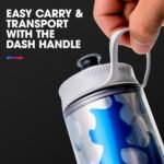 HydraPak | Polar Bottle - Polar Sport Insulated Water Bottle - BPA-Free, Sport & Bike Squeeze Bottle with Handle (Splash Multi, 600ml / 20oz) - Image 6