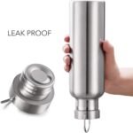 Stainless Steel Vacuum Insulated Water Bottle 34/25/20/17/12oz 18/8 for Hot and Cold Drinks, Double Walled, Leak Proof (Silver(12oz)) - Image 4