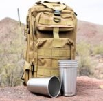 Real Deal Steel Stainless Steel 16 oz Pint Cups Stackable Single Wall Tumblers, Eco Friendly Premium Metal Drinking Glasses (Stainless Steel) - Image 5