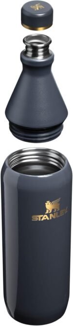 Stanley All Day Slim Bottle 20 oz | Twist off Lid with Leakproof Seal | Slim Design for Travel and Gym | Insulated Stainless Steel Water Bottle | BPA-Free | Twilight Gloss - Image 3