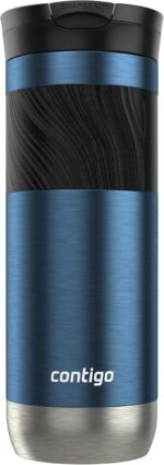 Contigo Byron 2.0 Stainless Steel Travel Mug with Snapseal Lid and Grip 20oz, Blueberry, Great for hot and cold beverages - Image 3