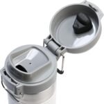 Stanley Quick Flip GO Water Bottle 24 oz | Push Button Lid | Leakproof and Packable for Travel and Sports | Insulated Stainless Steel | BPA-Free | Frost - Image 3