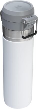 Stanley Quick Flip GO Water Bottle 24 oz | Push Button Lid | Leakproof and Packable for Travel and Sports | Insulated Stainless Steel | BPA-Free | Frost - Image 4