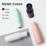 Vsitoo Self Cleaning Water Bottle - 15oz Stainless Steel, AI Self-Clean, 30-Day Battery, Magnetic Charging, BPA-Free for Travel/Gym/Office, No App Needed, White - Image 5