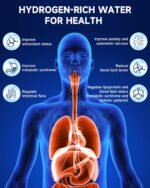 Hydrogen Water Bottle - Portable, Rechargeable, LED Timer, Aluminum and Glass, 5000 PPB Hydrogen in 10 Minutes, 340ml Capacity, for Travel, Sports, Home, Office(Grey) - Image 3