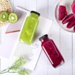 10 Pack 16oz Glass Juice Bottles with Lids - Reusable Juicing Bottles Glass Drinking Jars Containers with Airtight Lids & Cleaning Brush - Perfect for Juicing,Milk,Kombucha, and Storage - Image 6