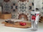 24oz Double Wall Plastic Tumblers with Lids and Straws | Large Classic Travel Tumbler | 6 Pack Set of 6 | Clear Reusable Cups with Straws | BPA Free - Image 5