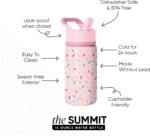 Simple Modern Kids Summit Water Bottle with Straw Lid | 14oz Stainless Steel Cup Insulated Tumbler for Toddlers, School | Confetti - Image 3