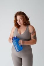 ZULU Goals 64oz Half Gallon Plastic Water Bottle with Straw and Time Marker | Large Reusable Jug with Handle and Leak Proof Lid for All Day Hydration, Gym and Outdoors, Gift Ready, Royal Blue - Image 9