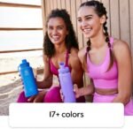 Takeya Actives Water Bottle with Straw Lid - Durable & Easy-Care Water Bottle with Stainless Steel Insulation - BPA-Free Lid with Carry Handle & Straw - Dishwasher-Safe - 18 oz, Bluestone - Image 3