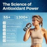 Hydrogen Water Bottle | 16.2 oz (480 ml) Hydrogen Water Generator | 6000 PPB Hydrogenator Machine | SPE/PEM Ionizer Generator (Silver) - Image 8