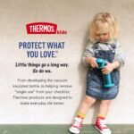 THERMOS FUNTAINER 12 Ounce Stainless Steel Vacuum Insulated Kids Straw Bottle, Blue - Image 6