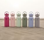 Hydro Flask Water Bottle - Insulated Stainless Steel - Wide Mouth Flex Straw Lid, Non Spill, Leakproof and Refillable in 24 Oz Botanical Bliss Agave - Image 6