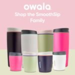 Owala SmoothSip Insulated Stainless Steel Coffee Tumbler, Reusable Iced Coffee Cup, Hot Coffee Travel Mug, BPA Free, 20 oz, Navy (Telescope Tales) - Image 7