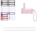 IRON °FLASK Kids Water Bottle - Straw Lid, 20 Name Stickers, Vacuum Insulated Stainless Steel, Double Walled Tumbler Travel Cup, Mug - Stardust Unicorns, 14 Oz - Image 5