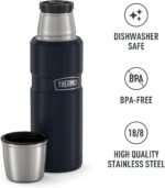 THERMOS Stainless King Vacuum-Insulated Compact Bottle, 16 Ounce, Midnight Blue - Image 5