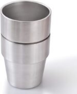 Newk Stainless Steel Cups, 10 Oz Metal Cups, Double Wall Drinking Tumblers for BBQ/Home/Office/Party/Driving – Set of 2 packs - Image 5