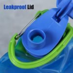 4 Pack Collapsible Water Bottles for Travel – 24oz Foldable Water Bottle with Leakproof Lid, Food-Grade Silicone Portable Reusable BPA-Free Water Bottle for Hiking,Sports,Camping,Biking - Image 3