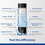 2025 Hydrogen Water Bottle Generator – 460ml Portable Hydrogen-Rich Water Maker, LED Display, 5-Min Fast 3000PPB, Rechargeable SPE/PEM Tech for Home, Office, Travel, Fitness - Image 3