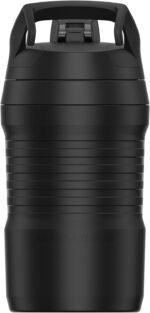 Under Armour 32 oz Insulated Water Bottles - Sports Water Jug with Fence Hook, Leak Resistant for Baseball, Football & More, 32 oz Insulated, Black/Black - Image 4