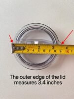 2 Replacement Lids for 20oz Stainless Steel Tumbler Lids-Replaces Only Covers With a Top Diameter of 3.4 inches（Bottom Diameter of 3.23 inches） - Image 4