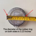 2 Replacement Lids for 20oz Stainless Steel Tumbler Lids-Replaces Only Covers With a Top Diameter of 3.4 inches（Bottom Diameter of 3.23 inches） - Image 5