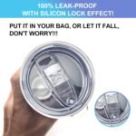 2 Replacement Lids for 20oz Stainless Steel Tumbler Lids-Replaces Only Covers With a Top Diameter of 3.4 inches（Bottom Diameter of 3.23 inches） - Image 8