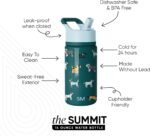 Simple Modern Kids Summit Water Bottle with Straw Lid | 14oz Stainless Steel Cup Insulated Tumbler for Toddlers, School | Dog Days - Image 3
