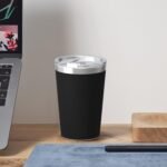 Personalized Tumblers 12 OZ Customized with Photo Logo Name Stainless Steel Coffee Mug Cup Customized Gifts for Birthday, 1 PCS, Blank Black - Image 6