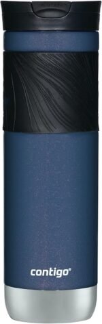 Contigo Byron 2.0 Stainless Steel Travel Mug with Snapseal Lid and Grip, 24oz, Midnight Berry, BPA Free and Leak Proof - Image 3