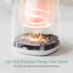 Momcozy Bottle Warmer, Fast Bottle Warmers for All Bottles with Timer, Accurate Temperature Control and Automatic Shut-Off, No Lid Required for Heating, White-Gray - Image 4