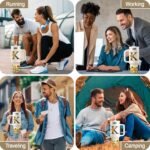 Sunflower Gifts for Women - Monogrammed 40 oz Tumbler with Handle & Straw - Christmas Personalized Gifts for Women, Monogrammed Gift for Mom, Wife, Sister, Friend - Initial Sunflower Tumbler Cup - Image 5