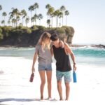 Healthy Human Stainless Steel Water Bottle | Double Walled Vacuum Insulated Water Thermos for Adults | Eco-Friendly Travel Bottles with Leak Proof Lid (Peach, 21 oz/ 621 ML) - Image 6