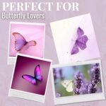 Onebttl Purple Butterfly Gifts for Women with Initial for Butterfly Lovers, 20oz Stainless Steel Tumbler, Perfect for Birthday, Christmas, Mother's Day - Glitter M - Image 5