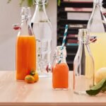 Bormioli Rocco Swing 17 oz. Square Swing-Top Glass Bottle with Airtight Seal and Metal Clamp for Drinks, Juices, Wine, or Dressings, Single Bottle - Image 6