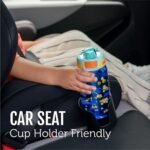 Ello Pop & Fill 16oz Tritan Plastic Kids Water Bottle with Quick Fill Lid | BPA Free Reusable Bottle with Leak Proof Straw and Chug Lid, Dishwasher Safe, Gift For Kids, Rainbows - Image 5