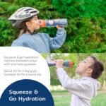 BOZ Pro 22 oz (650ml) Football-Themed Misting Bottle | Leak-Proof Sports Hydration Solution with Spray Mist for Active Kids - Image 3