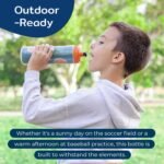 BOZ Pro 22 oz (650ml) Football-Themed Misting Bottle | Leak-Proof Sports Hydration Solution with Spray Mist for Active Kids - Image 4