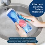 BOZ Pro 22 oz (650ml) Football-Themed Misting Bottle | Leak-Proof Sports Hydration Solution with Spray Mist for Active Kids - Image 5