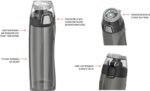 Thermos Tritan Hydration Bottle with Meter, 24-Ounce, Smoke (HP4100SMTRI6) - Image 4