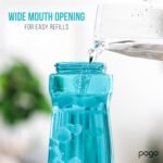 Pogo 64oz Plastic Water Bottle with Leak-Proof Chug Lid and Carry Handle, Reusable, BPA Free, Capacity Markings, Dishwasher Safe, Perfect for Travel, School, Outdoors, and Gym, Blue - Image 6