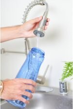 Pogo BPA-Free Plastic Water Bottle with Chug Lid, 40 Oz, Blue - Image 4