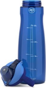 Pogo BPA-Free Plastic Water Bottle with Chug Lid, 40 Oz, Blue - Image 8
