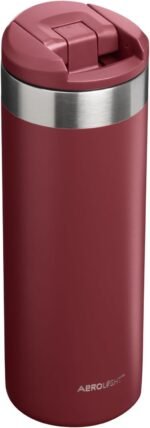 Stanley AeroLight Transit Bottle 16 oz | Locking Drink Through Lid | Leak Resistant Water Bottle or Coffee Travel Mug | Lightweight Insulated Stainless Steel | BPA-Free | Cranberry - Image 4